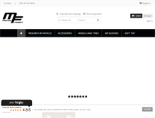 Tablet Screenshot of masterforest-boutique.com